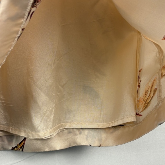 Women LongSleeve Silk Mini Shift Dress Sz L Birds 12Th Street by Cynthia Vincent - Picture 10 of 16